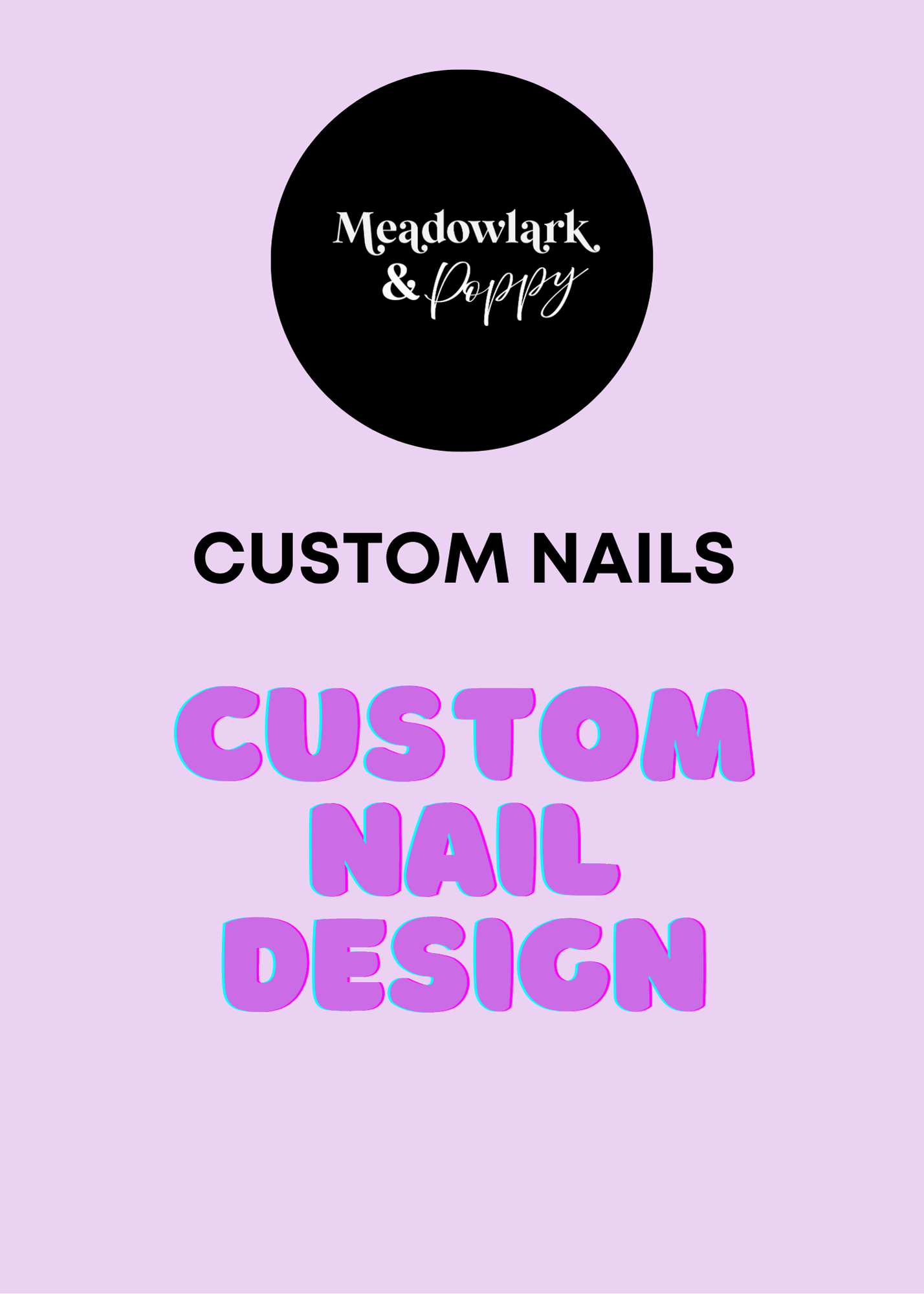 Custom Premium Gel Press On Nail Set