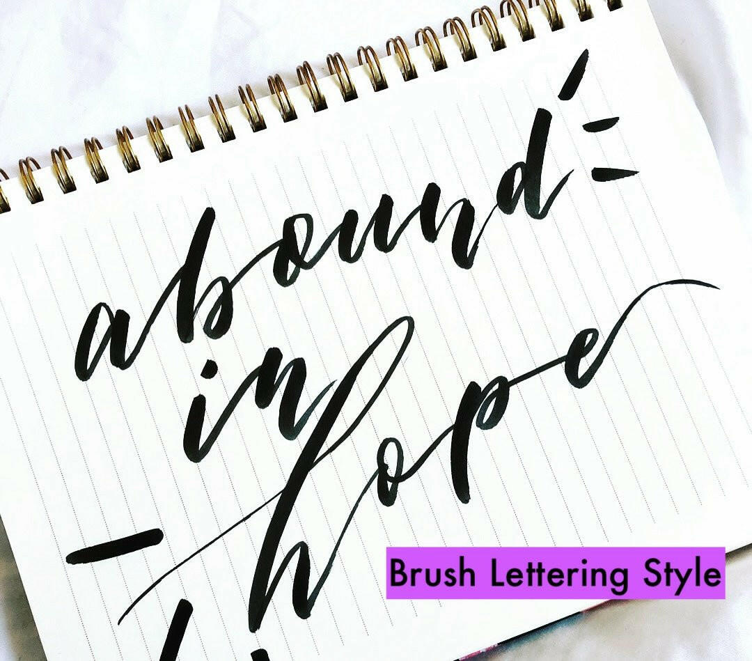 Custom Calligraphy Quote - Meadowlark & Poppy