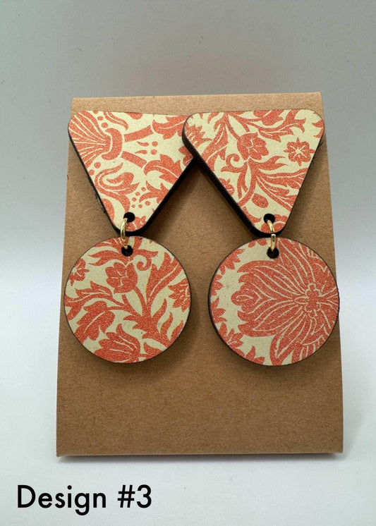 Vintage Paper Earring Collection - Meadowlark & Poppy